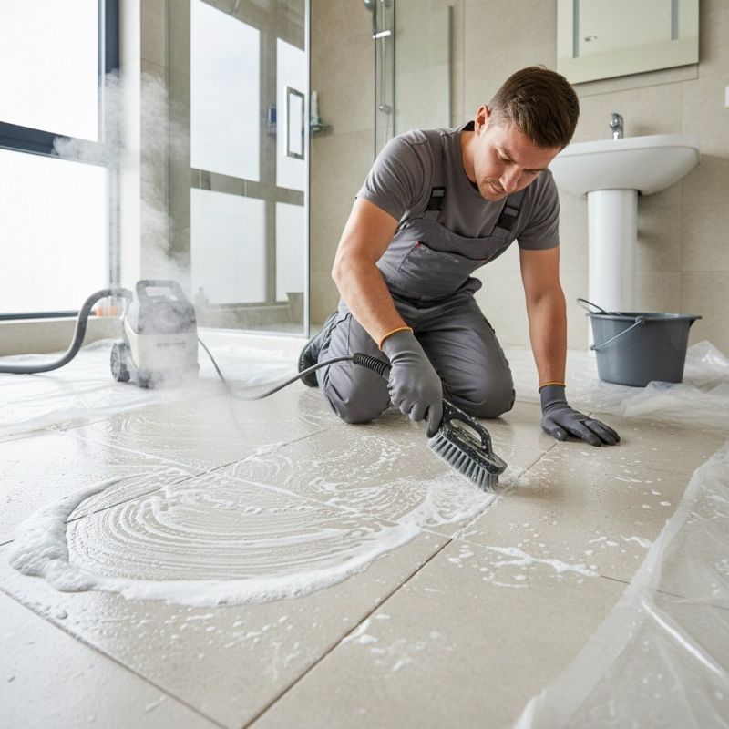 Local Professional Tile Cleaning pros at work
