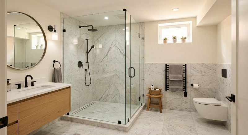 Basement Bathroom Remodeling in Framingham, MA