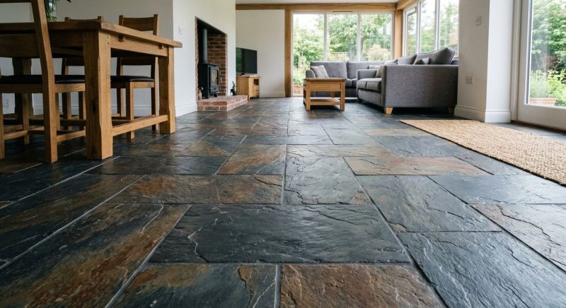 Slate Floor Installation in Overland Park, KS
